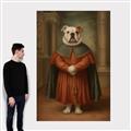 Picture of Echoes of a Canine Court I _GroupedProduct_Rectangle_Portrait_Canvas_