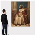 Picture of Echoes of a Canine Court II _GroupedProduct_Rectangle_Portrait_Canvas_