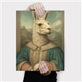 Picture of The Renaissance Llama _GroupedProduct_Rectangle_Portrait_Canvas_
