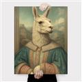Picture of The Renaissance Llama _GroupedProduct_Rectangle_Portrait_Canvas_