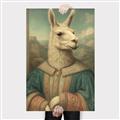 Picture of The Renaissance Llama _GroupedProduct_Rectangle_Portrait_Canvas_