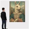 Picture of The Renaissance Llama _GroupedProduct_Rectangle_Portrait_Canvas_