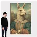 Picture of The Renaissance Llama _GroupedProduct_Rectangle_Portrait_Canvas_