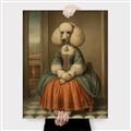 Picture of Echoes of a Canine Court IIII _GroupedProduct_Rectangle_Portrait_Canvas_