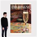 Picture of A Glass of Champagne _GroupedProduct_Rectangle_Portrait_Canvas_