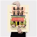 Picture of French Café _GroupedProduct_Rectangle_Portrait_Canvas_
