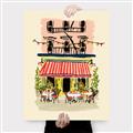 Picture of French Café _GroupedProduct_Rectangle_Portrait_Canvas_