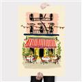 Picture of French Café _GroupedProduct_Rectangle_Portrait_Canvas_