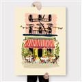 Picture of French Café _GroupedProduct_Rectangle_Portrait_Canvas_