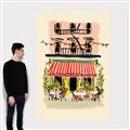 Picture of French Café _GroupedProduct_Rectangle_Portrait_Canvas_