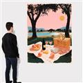 Picture of A Toast to Tranquility _GroupedProduct_Rectangle_Portrait_Canvas_