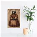 Picture of The Renaissance Black Bear _GroupedProduct_Rectangle_Portrait_Canvas_