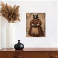 Picture of The Renaissance Black Bear _GroupedProduct_Rectangle_Portrait_Canvas_
