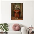 Picture of Echoes of a Canine Court I _GroupedProduct_Rectangle_Portrait_Canvas_