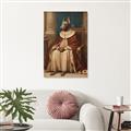 Picture of Echoes of a Canine Court II _GroupedProduct_Rectangle_Portrait_Canvas_