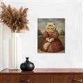 Picture of Echoes of a Canine Court III _GroupedProduct_Rectangle_Portrait_Canvas_