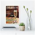 Picture of A Glass of Champagne _GroupedProduct_Rectangle_Portrait_Canvas_