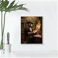Picture of Grizzly with a Vision _GroupedProduct_Rectangle_Portrait_Canvas_Framed_