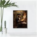 Picture of Grizzly with a Vision _GroupedProduct_Rectangle_Portrait_Canvas_Framed_