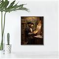 Picture of Grizzly with a Vision _GroupedProduct_Rectangle_Portrait_Canvas_Framed_