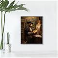 Picture of Grizzly with a Vision _GroupedProduct_Rectangle_Portrait_Canvas_Framed_