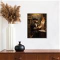 Picture of Grizzly with a Vision _GroupedProduct_Rectangle_Portrait_Canvas_Framed_