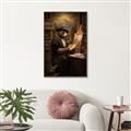 Picture of Grizzly with a Vision _GroupedProduct_Rectangle_Portrait_Canvas_Framed_