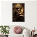 Picture of Grizzly with a Vision _GroupedProduct_Rectangle_Portrait_Canvas_Framed_