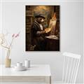 Picture of Grizzly with a Vision _GroupedProduct_Rectangle_Portrait_Canvas_Framed_