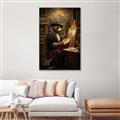 Picture of Grizzly with a Vision _GroupedProduct_Rectangle_Portrait_Canvas_Framed_