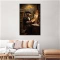 Picture of Grizzly with a Vision _GroupedProduct_Rectangle_Portrait_Canvas_Framed_