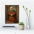 Picture of Echoes of a Canine Court I _GroupedProduct_Rectangle_Portrait_Canvas_Framed_