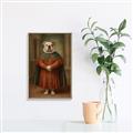 Picture of Echoes of a Canine Court I _GroupedProduct_Rectangle_Portrait_Canvas_Framed_