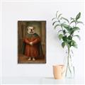 Picture of Echoes of a Canine Court I _GroupedProduct_Rectangle_Portrait_Canvas_Framed_