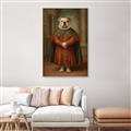 Picture of Echoes of a Canine Court I _GroupedProduct_Rectangle_Portrait_Canvas_Framed_