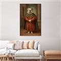 Picture of Echoes of a Canine Court I _GroupedProduct_Rectangle_Portrait_Canvas_Framed_