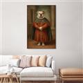 Picture of Echoes of a Canine Court I _GroupedProduct_Rectangle_Portrait_Canvas_Framed_