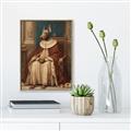 Picture of Echoes of a Canine Court II _GroupedProduct_Rectangle_Portrait_Canvas_Framed_