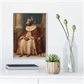 Picture of Echoes of a Canine Court II _GroupedProduct_Rectangle_Portrait_Canvas_Framed_