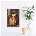 Picture of Echoes of a Canine Court II _GroupedProduct_Rectangle_Portrait_Canvas_Framed_