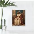 Picture of Echoes of a Canine Court II _GroupedProduct_Rectangle_Portrait_Canvas_Framed_