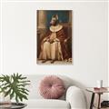 Picture of Echoes of a Canine Court II _GroupedProduct_Rectangle_Portrait_Canvas_Framed_