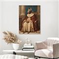 Picture of Echoes of a Canine Court II _GroupedProduct_Rectangle_Portrait_Canvas_Framed_