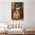 Picture of Echoes of a Canine Court II _GroupedProduct_Rectangle_Portrait_Canvas_Framed_