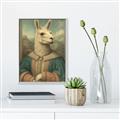 Picture of The Renaissance Llama _GroupedProduct_Rectangle_Portrait_Canvas_Framed_