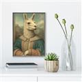 Picture of The Renaissance Llama _GroupedProduct_Rectangle_Portrait_Canvas_Framed_