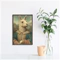 Picture of The Renaissance Llama _GroupedProduct_Rectangle_Portrait_Canvas_Framed_
