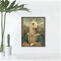 Picture of The Renaissance Llama _GroupedProduct_Rectangle_Portrait_Canvas_Framed_