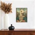 Picture of The Renaissance Llama _GroupedProduct_Rectangle_Portrait_Canvas_Framed_
