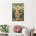 Picture of The Renaissance Llama _GroupedProduct_Rectangle_Portrait_Canvas_Framed_